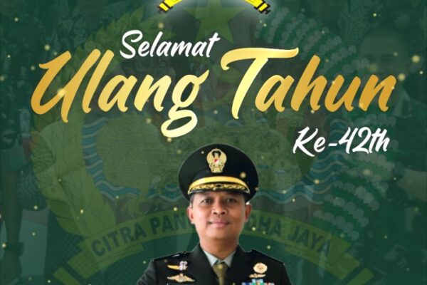 Selamat Ulang Tahun Ke-42th Dandim 0809/Kediri Letkol Inf Ragil Jaka Utama, S. Hub, Int., M.H.